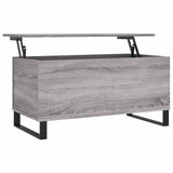 Coffee Table Grey Sonoma 90x44.5x45 cm Engineered Wood 830986