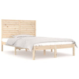 Bed Frame without Mattress 135x190 cm Double Solid Wood 3104583