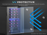 32 Bottle Dual Zone 5-18&degC Wine Fridge - Black T3398P342273