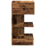 Bedside Cabinet Old Wood 40x35x65 cm Engineered Wood 856748