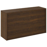 Shoe Bench Brown Oak 80x24x45 cm Engineered Wood 342646