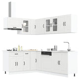 11 Piece Kitchen Cabinet Set "Kalmar" White Engineered Wood 3314881