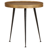 Coffee Table 2 pcs Golden Engineered Wood 373637