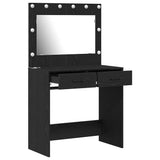 Dressing Table Black Oak 78.5 x 41 x 135 cm Engineered Wood 865029