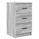 Bedside Cabinet Grey sonoma 38 x 38 x 66 cm Engineered wood 883380