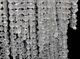 Chandelier Transparent Plastic 70 cm high, 26 cm wide 241118