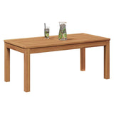 Table Brown 95 x 45 x 40 cm Solid Teak Wood 42006410