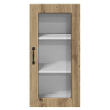 Wall Glass Cabinet LUCCA Artisan Oak 40 x 31 x 80 cm 885003