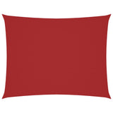 Sunshade Sail Oxford Fabric Rectangular 4x6 m Red 135657