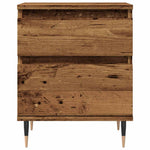 ZNTS Bedside Cabinet Old Wood 40x35x50 cm Engineered Wood 857396