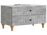 Bedside Cabinet Concrete Grey 62 x 34.5 x 48 cm Engineered Wood 894088