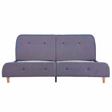 Bed Frame without Mattress Light Grey Fabric 150x200 cm King Size 281104