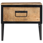 ZNTS Bedside Cabinet 40x35x40 cm Solid Wood Mango 358916