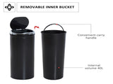 50L Sensor Bin for Kitchen Waste Automatic Dustbin Motion Detection Dustbin Stainless Steel Rubbish T3398P344549
