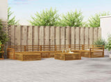 Outdoor Sofa Set 8 pcs Natural 3373859
