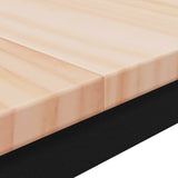 Dining Table Natural 60 x 60 x 75 cm Solid Pine Wood 892779