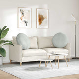 Seat Cushions 2 pcs Light Grey 80 x 29 cm Velvet 42014248