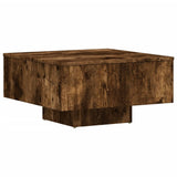 Coffee Table Smoked Oak 60x60x31.5 cm Engineered Wood 815837