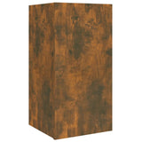ZNTS 4 Piece TV Cabinet Set Smoked Oak Engineered Wood 3120206