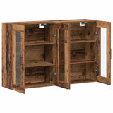 Wall Mounted Cabinets 2 pcs Old wood 69.5 x 34 x 90 cm 3394566