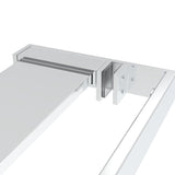 Shower Shelf for Walk-in Shower Wall Chrome 115 cm Aluminium 153623