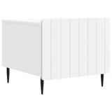 Coffee Table with Drawer White 49 x 50 x 42 cm Engineered Wood 894505