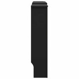 MDF Radiator Cover Black 205 cm 325556