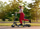Electric Scooter for Kids, Foldable Powered Scooters for Age 7-12 with 120W Motor, Up to 10 KM/H & 8 T3398P349429