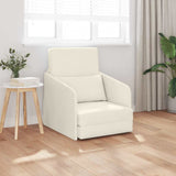 Sofa Bed Cream 65 x 80 x 83 cm Velvet 4106654