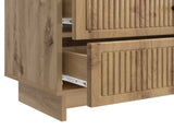 Bedside Cabinet Artisan Oak 62 x 34.5 x 47.5 cm Engineered Wood 893864