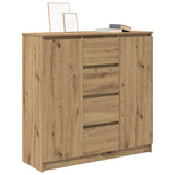 Sideboard with Drawers Artisan Oak 100.5x35x98.5 cm Engineered Wood 3328461