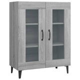 Sideboard Grey Sonoma 69.5x34x90 cm Engineered Wood 817337