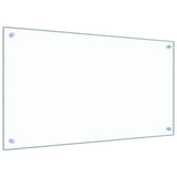 Kitchen Backsplash 2 pcs Transparent 90 x 50 cm Tempered Glass 3415429
