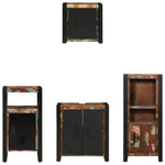 Bathroom Furniture Set 4 pcs Multicolour Solid Reclaimed Wood 3305637