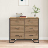 Chest of Drawers 2 pcs Artisan Oak 91 x 35.5 x 74.5 cm 3365604