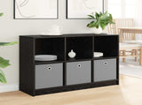 Sideboard with Drawer Black Oak 102 x 32 x 73.5 cm 8000517