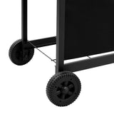Gas BBQ Grill with 6 Burners Black 48551