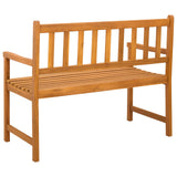 Garden Bench 2-Seater 110 x 55 x 90 cm Solid Acacia Wood 42024966