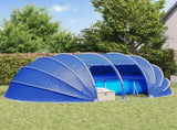 Pool Tent Dome 640 x 432 x 205 cm Azure Blue 42001141