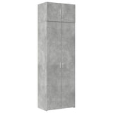 Storage Cabinet Concrete Grey 70x42.5x225 cm Engineered Wood 3281325