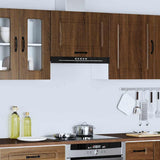 Kitchen Wall Cabinet Kalmar Brown Oak Engineered Wood 853604