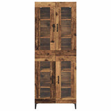 Highboard Old Wood 69.5 x 34 x 180 cm Engineered Wood 3415615