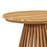 Side Table Brown 50 x 50 x 49.5 cm Solid Teak Wood 42006348
