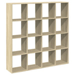 Book Cabinet Sonoma Oak 137.5x29x137.5 cm Engineered Wood 3310291
