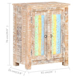Sideboard 61x35x76 cm Rough Acacia Wood 321792