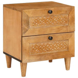 Bedside Cabinet 2 pcs Light Brown 40 x 33 x 46 cm 4018079