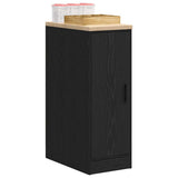 Garage Storage Cabinet Black 30x51x85 cm Solid Wood Pine 860554