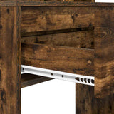 Bedroom Dressing Tables Smoked Oak 80 x 39.6 x 135 cm 888982