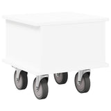 TV Stand White 37 x 35 x 35 cm Engineered Wood 891048