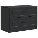 Bedside Cabinet Black 62 x 34.5 x 44.5 cm Engineered Wood 895696